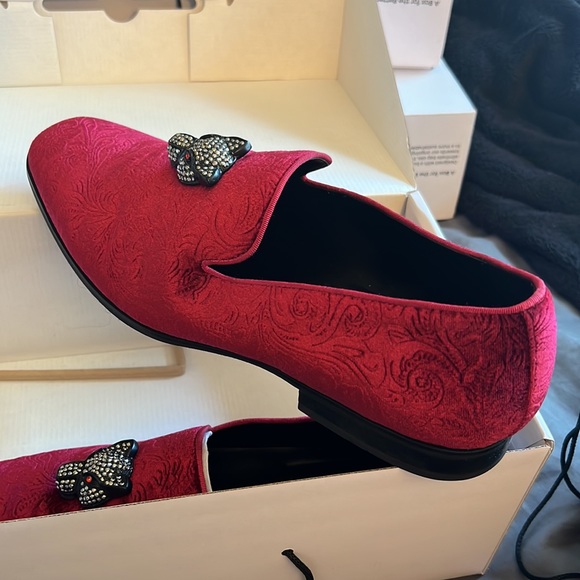 Men Aldo loafers (burgundy) - Picture 2 of 3